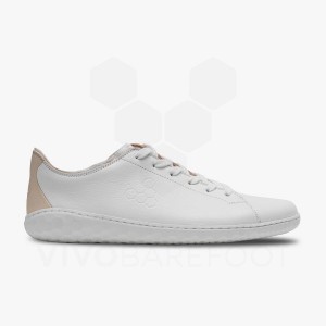 Dámské Lifestyle Boty Vivobarefoot Geo Court III Bílé Růžové | CZ Z1902U