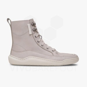 Dámské Lifestyle Boty Vivobarefoot Gobi Boot Béžový | CZ T1891C