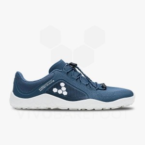 Dámské Trailové Běžecké Boty Vivobarefoot Primus Trailové II FG Tmavě Blankyt Bílé | CZ J1853P