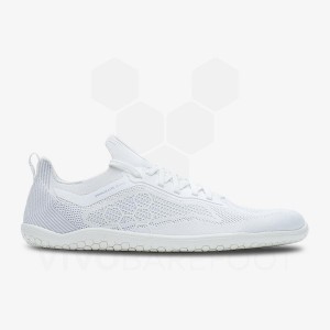 Dámské Tréninkové Boty Vivobarefoot Primus Lite Knit Bílé | CZ T1865C