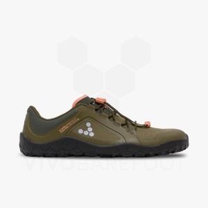 Dámské Turistické Boty Vivobarefoot Primus Trailové III All Weather FG Tmavě Olivy Zelené | CZ U1785Z