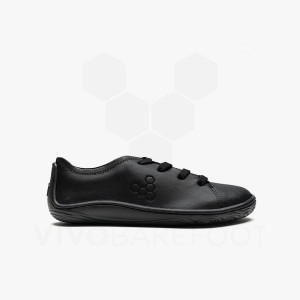 Dětské Obuv Vivobarefoot Addis School Juniors Černé | CZ S1988G