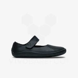 Dětské Obuv Vivobarefoot Addis Wyn Černé | CZ A1989H
