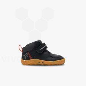 Dětské Obuv Vivobarefoot Primus Ludo Hi Batolata Obsidian | CZ S2014G