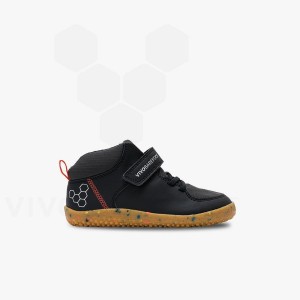 Dětské Obuv Vivobarefoot Primus Ludo Hi Obsidian | CZ I2018L