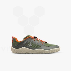 Dětské Obuv Vivobarefoot Primus Trailové II FG Juniors Zelene | CZ R2022V