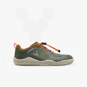 Dětské Obuv Vivobarefoot Primus Trailové II FG Zelene | CZ W2024N