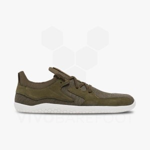 Pánské Lifestyle Boty Vivobarefoot Primus Asana II Olivy Zelené | CZ C1744T