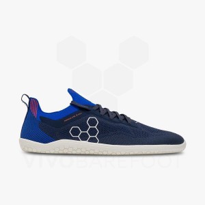 Pánské Tréninkové Boty Vivobarefoot Primus Lite Knit Tmavě Blankyt | CZ A1703H