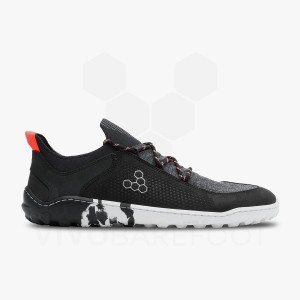 Pánské Turistické Boty Vivobarefoot Tracker Decon Low FG2 Obsidian | CZ S1624G
